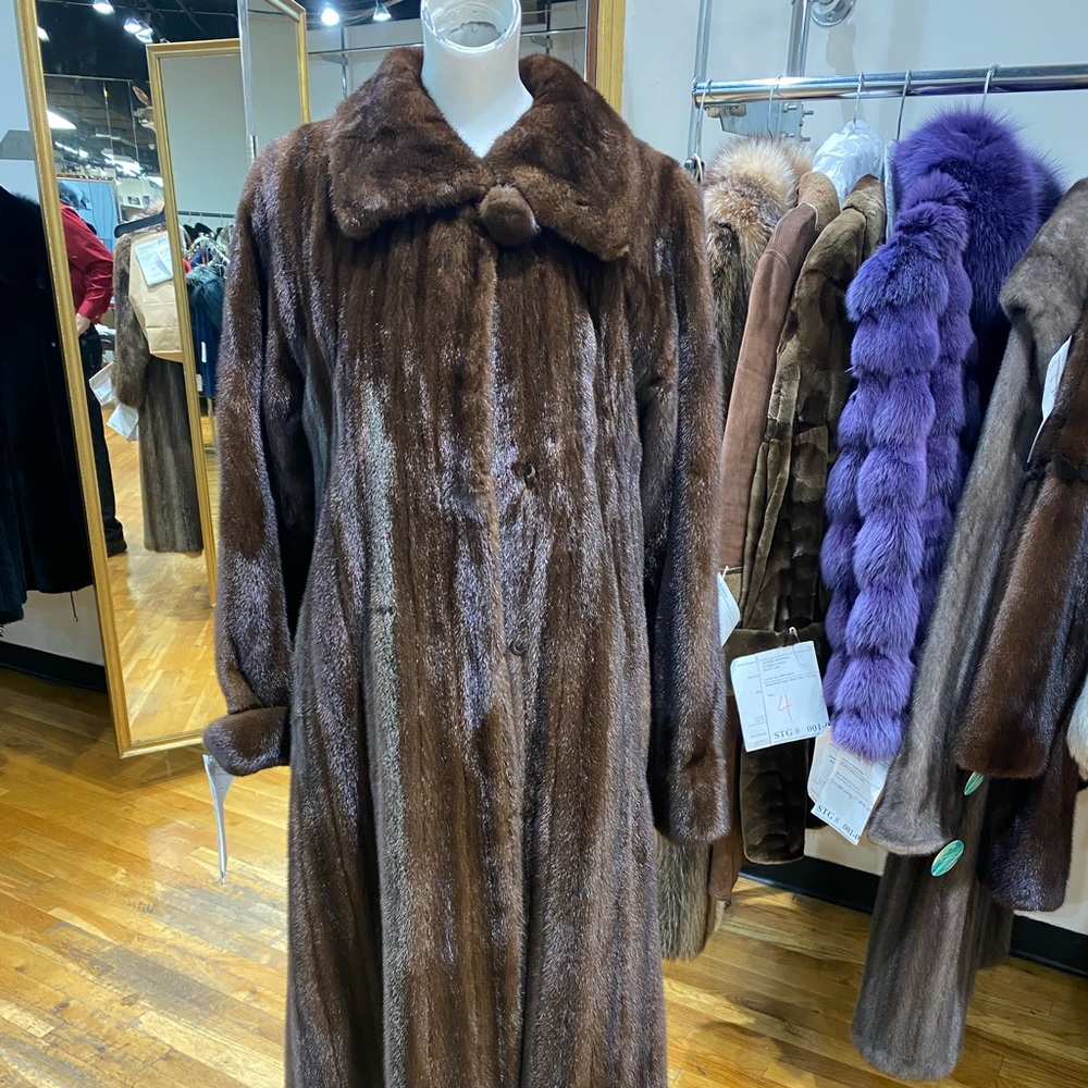 Mink fur coat